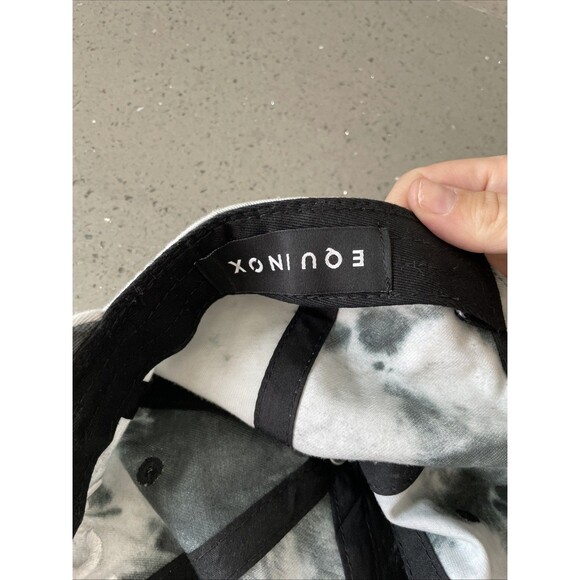 Equinox Gym Cap Hat White Gray tie dye Limited Workout Baseball adjustable - Picture 4 of 6